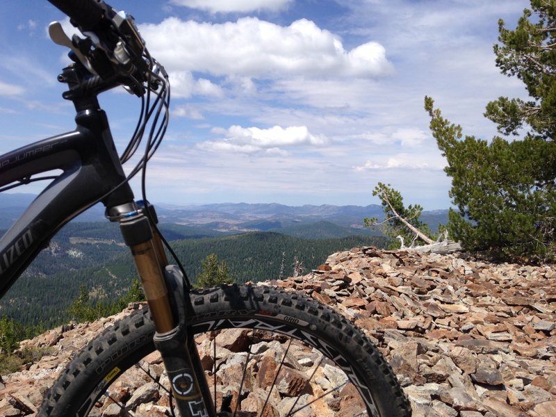 View from Cougar Peak Summit looking North