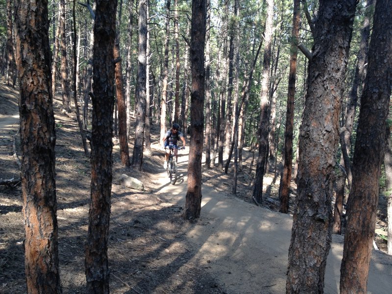 A solid climb up smooth trail in Betasso