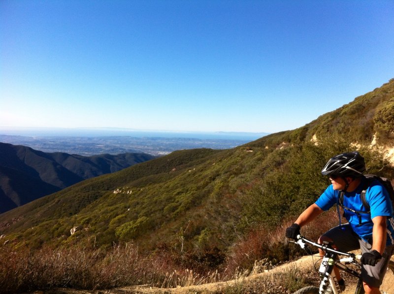 South Orange County with Catalina in the distance on a clear spring day