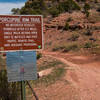 Starting up the classic Porcupine Rim route from the water tanks.