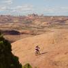 View of Arches National Park from Slickrock Trail