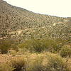 View of the initial climb of Landmine Loop