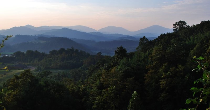 View from Middle Earth Trail