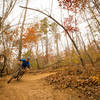 Sulphur Springs Trail has berms!