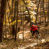 Cruising on Flying Squirrel trail.