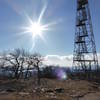 Overlook Fire Tower, Ashokan Reservoir in the distance