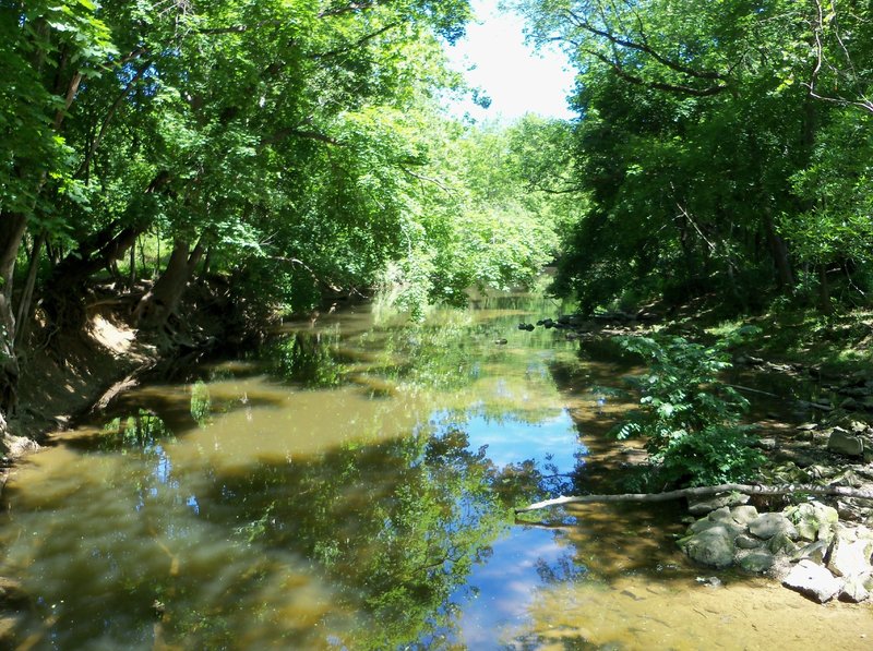 Jordan Creek from the bridge