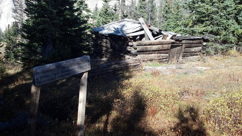 Old miners cabin on the Tipple Trail