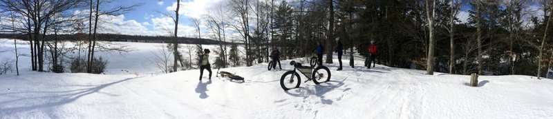 Overlooking the Big Sable River