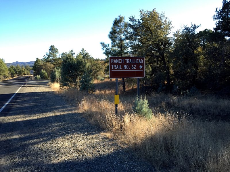 Ranch Trailhead on Walker Rd