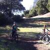 Trail intersection where the Valentine Vista Trail meets the Moore Park Loop.