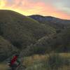 Sunrise over the Watchman Trail.