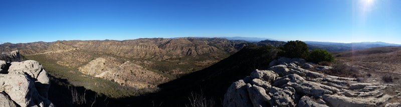 Great viewsvon the Cheeseboro Ridge Trail