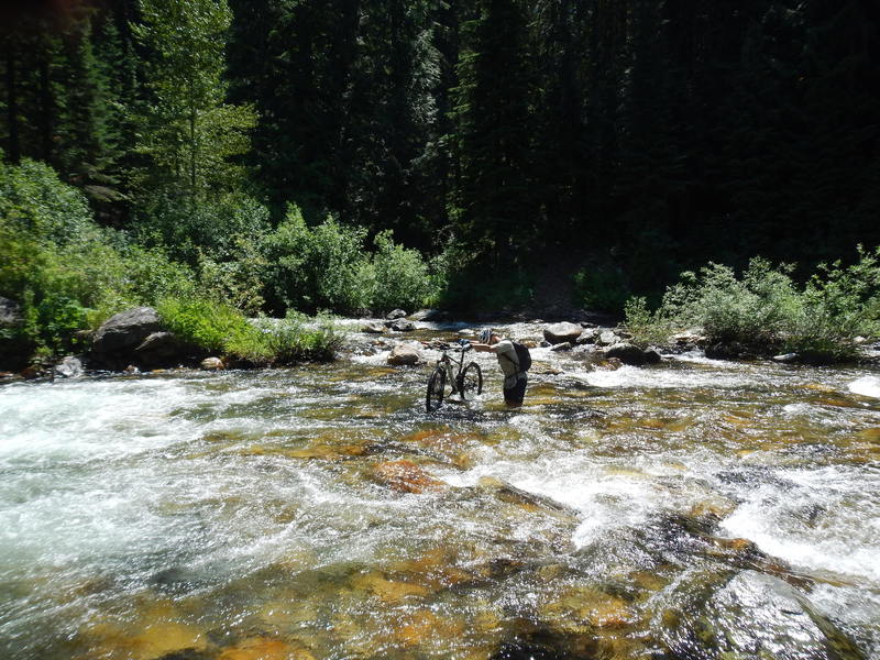 Crossing Marble Creek, July 2014