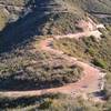 Long climb to helipad - from Fiske Creek Road