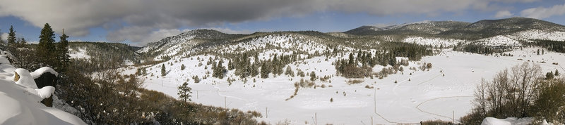 Winter view from Helipad Trail