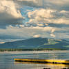 Clouds over Lake Almanor.