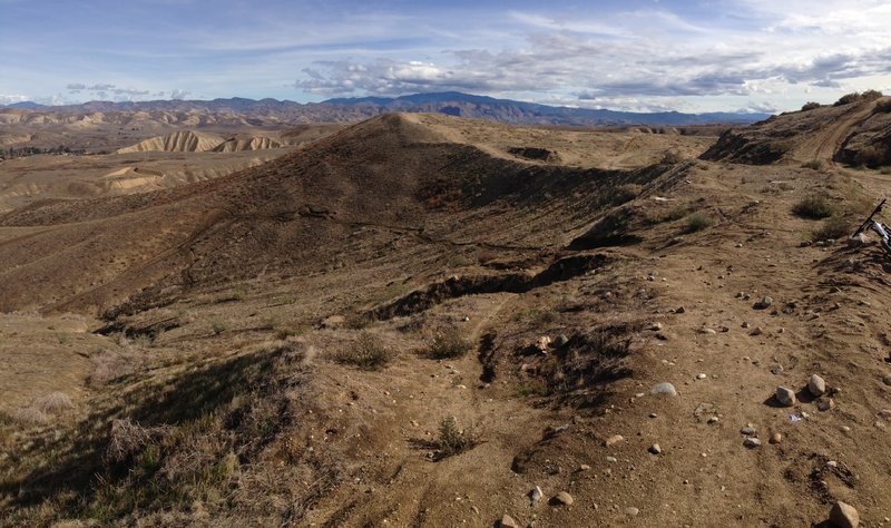 Start of Hootie Upper trail.