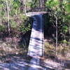 Man made climbing feature on The Hills Trail