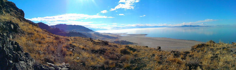 Looking south on the west side of Elephant Rock