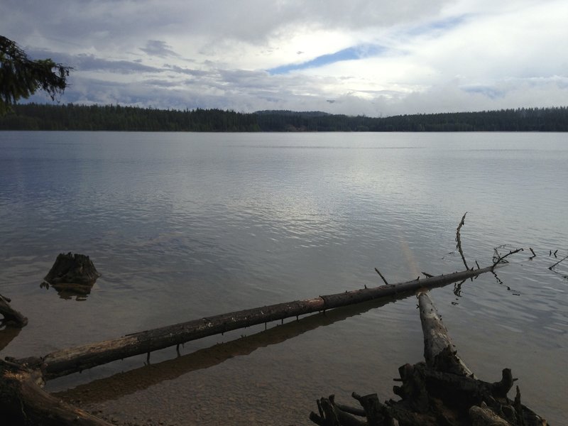 Looking out over the lake from meditation point.