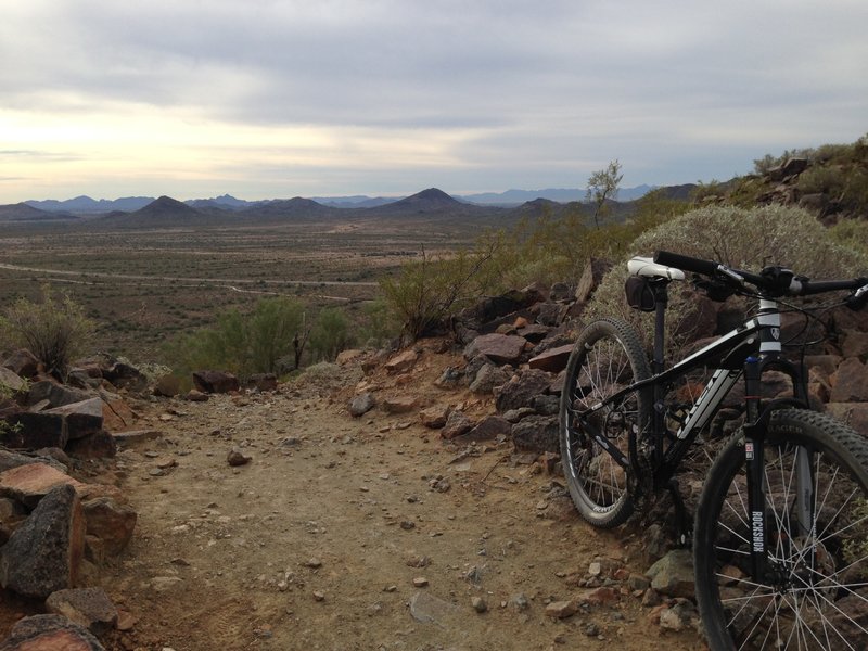 View from the top after major CCW climb...  on Sidewinder