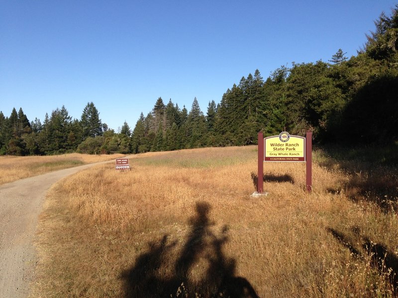 Entering Wilder from Green Gates on Empire Grade