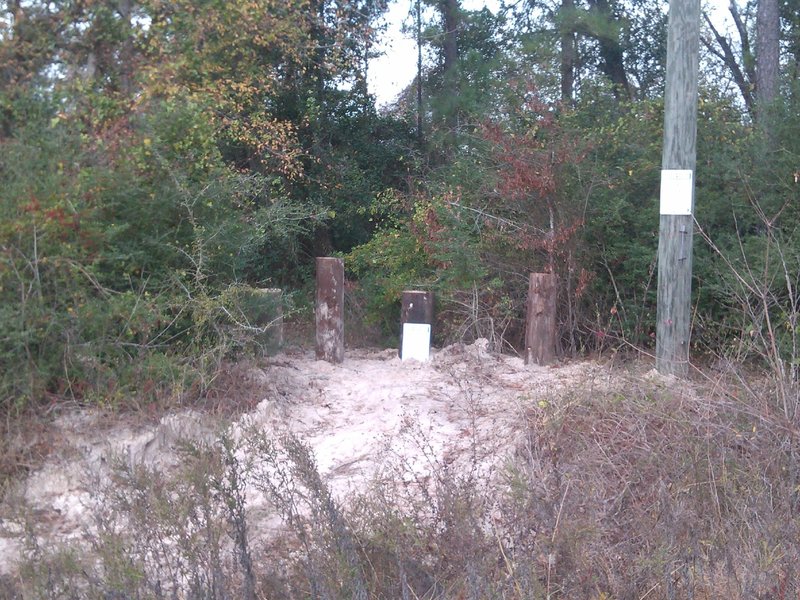 ATV Barricades provided by Harris County Pct 4 Parks