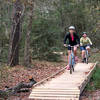 Riders enjoying the bridge