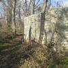 A short section of SingleTrack that passes between Berry Creek and an old bridge foundation