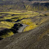 A  rowdy descent into a hidden valley along the Laugavegur Route.