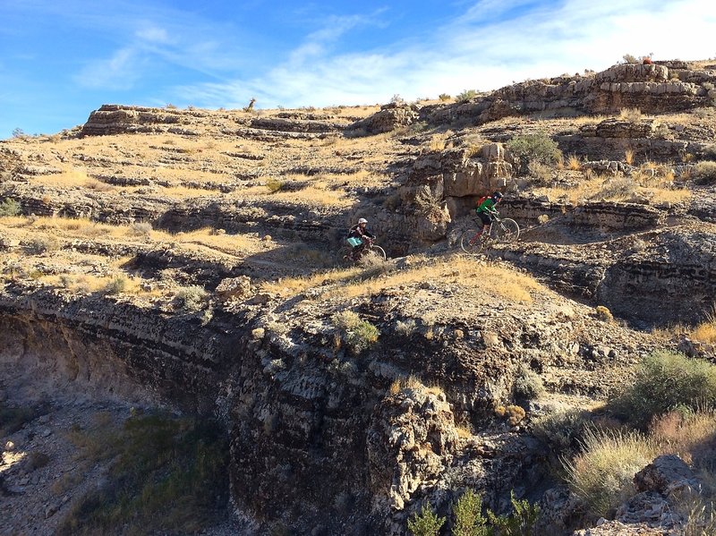 The singletrack on the west side of The Ridge (Menny Thanks) has just about everything you'd can think of (drops, exposure, flow, scenery and tech).