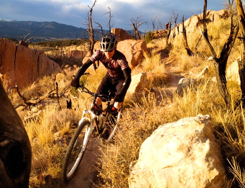 the Unconformity race to the trailhead before the sun sets