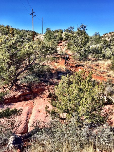 Descending Herkenham Trail