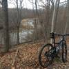 Great views when the leaves are down, but the forest is very dense in the summer months.