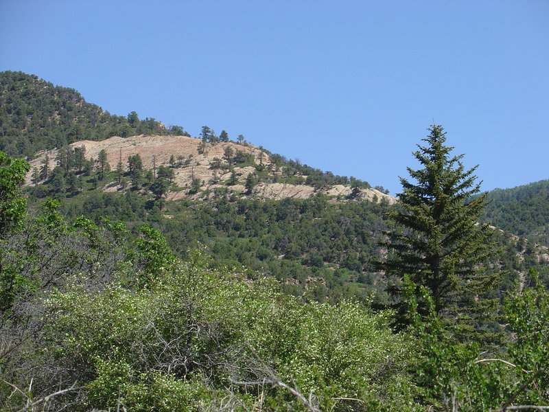 The west buttress of the Uncompaghre Plateau.