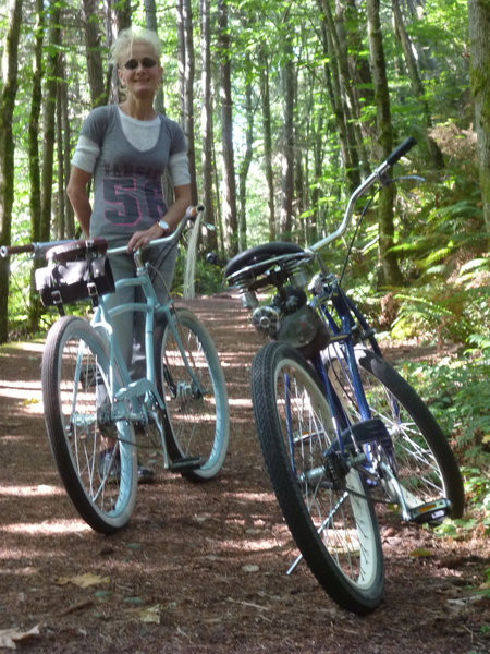 Interurban Trail is easily accessible by any type of bicycle!