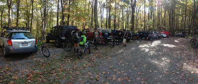 Tebolt trailhead parking area