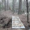 Bridge over creek bed