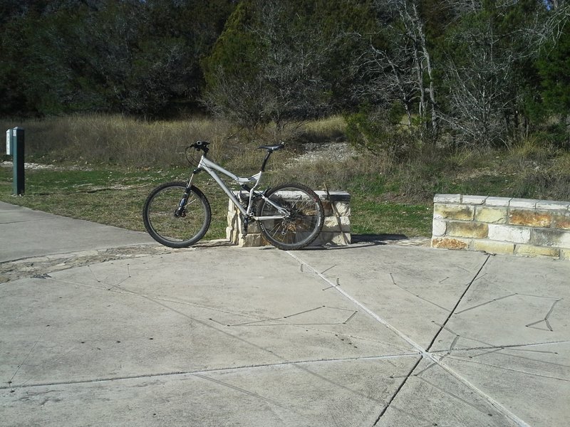 The star gazing area of the North San Gabriel River Trail