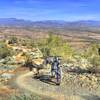 Descent from the top- on Ridgeback Trail