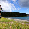 Arriving at Kinloch village at the Northern end of the K2K mountain bike trail