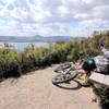 Overlookng Whangamata Bay and Kinloch from a nice bench