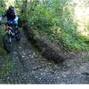 The final descent into the Pillars of Hercules on the Tree Trunk Gorge mountain bike trail