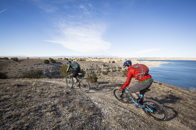 Heading out towards the point on Inner Limits trail.