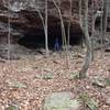 There are many caves, once used by Native Americans, near the trail