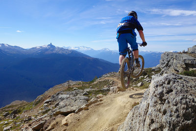 Top of the World Mountain Bike Trail Whistler British Columbia