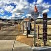 Start of the Peavine Trail with pay station