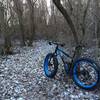 A light dusting of snow makes for a great ride.