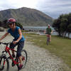 Lake Wanaka shoreline.